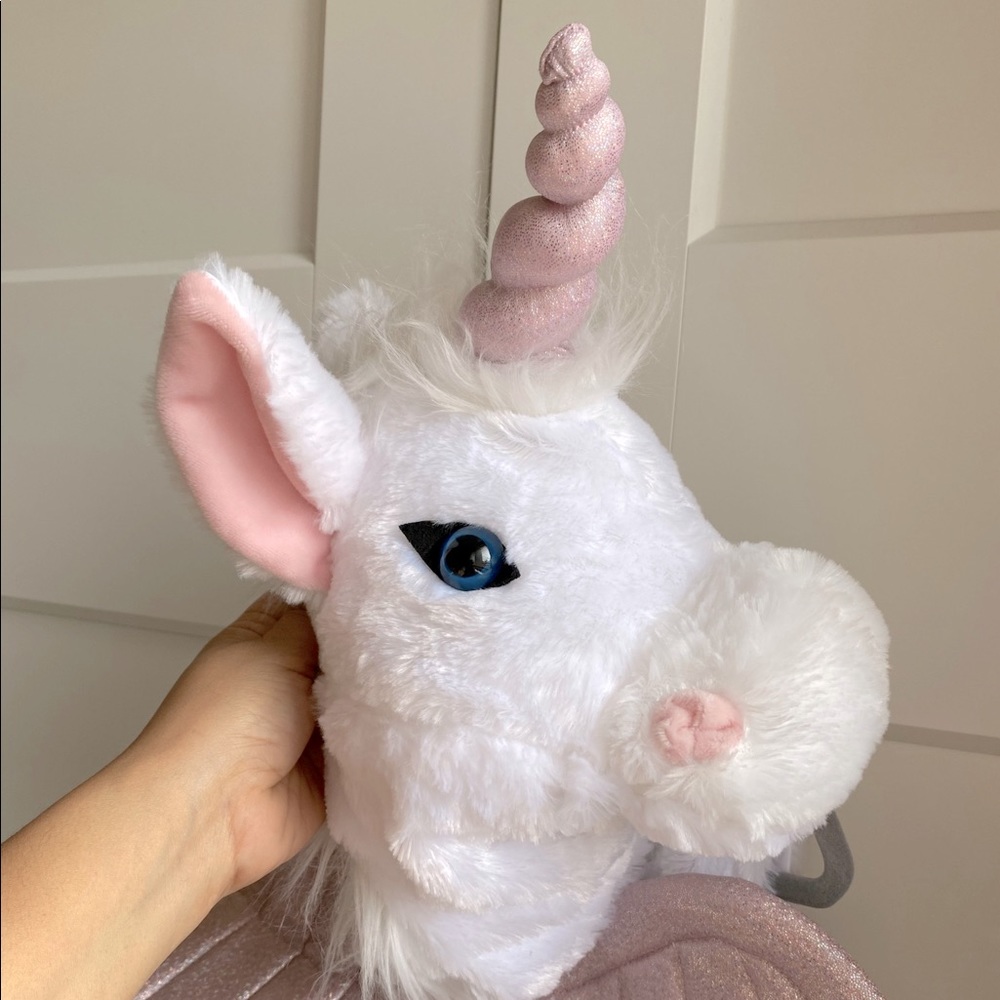 Unicorn Costume/Play Vest & Hood (3-6 mos)